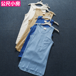 欧单女装 过臀连衣裙睡衣 纯棉加长款 汗背心女士家居服睡裙舒适夏季