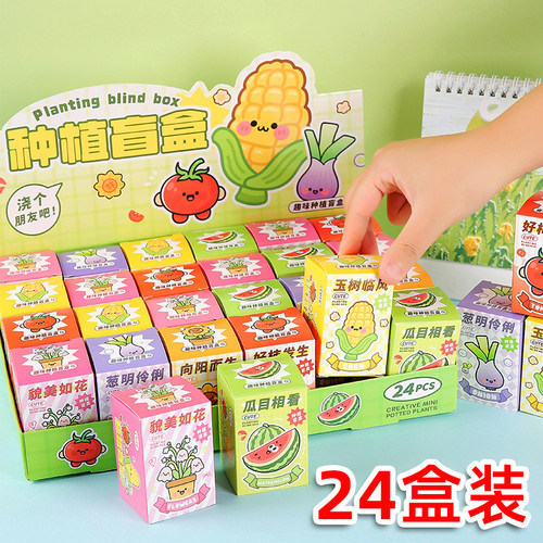 开学奖励儿童DIY种植盆栽盲盒