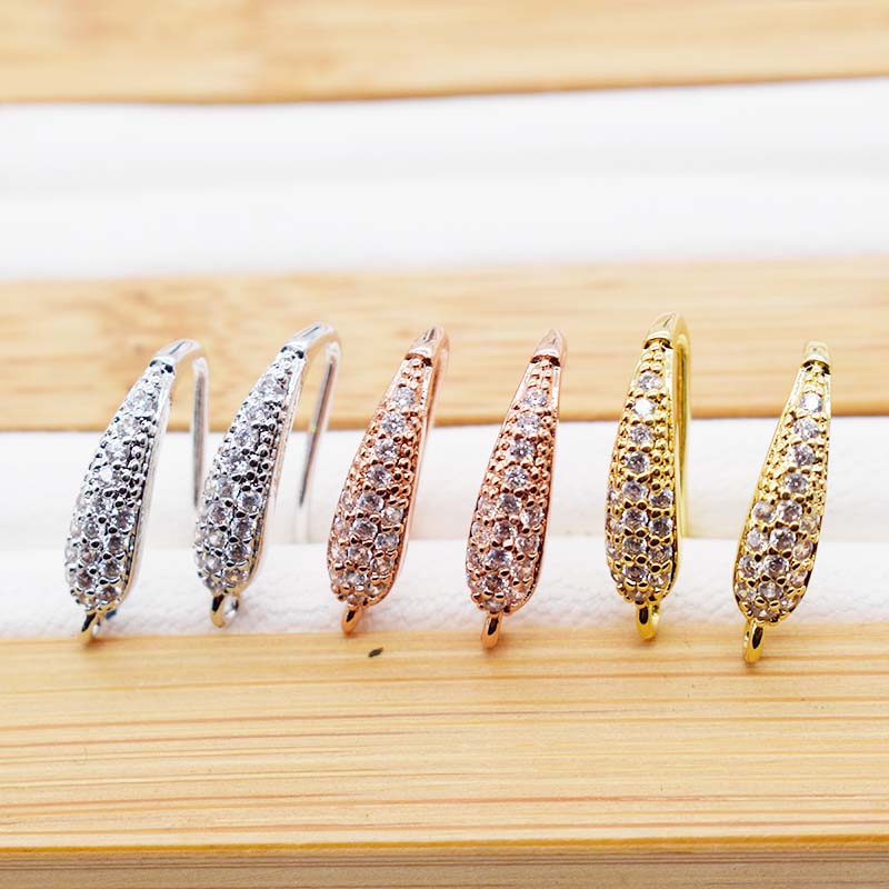 微镶经典款耳勾首饰配件