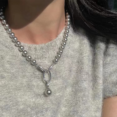 两边单排项链手链吊坠扣