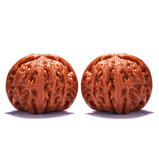 樱【出尘】文玩核桃精品白狮子头苹果园四座楼官帽把玩盘玩手把件