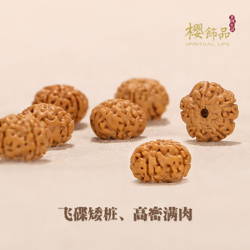 樱【相逢】天然小金刚菩提子108颗手串 五瓣六瓣飞碟满肉手链项链