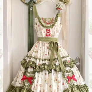 【小猫大王】尾款小鹿公馆 Lolita田园 jsk洛丽塔连衣裙现货lo裙