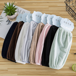 秋冬季男女款长款短款防污耐脏家务袖套批发加长工作劳保厨房袖头