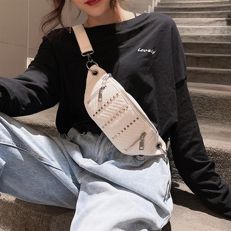 腰包女ins2019新款潮時尚單肩包韓版百搭斜挎小包包女士皮質胸包在類目 箱包皮具/熱銷女包/男包, 胸包中 - 來自Buy2taobao.com提供專業的淘寶代購服務