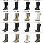 戈美其高筒靴秋冬季 长靴加绒保暖过膝靴弹力瘦瘦靴子女增高骑士靴