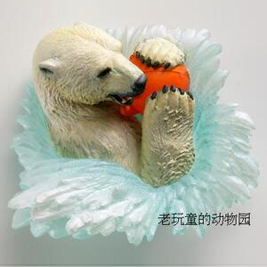 海洋堂北海道 旭山動物園限定2代冰箱贴单卖——北极熊