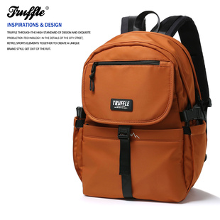 TRUFFLE2025新款 大容量双肩包男初中生书包女大学生电脑旅行背包