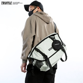 TRUFFLE电脑包15.6寸休闲韩版 大容量单肩斜挎包男学生挎包旅行包