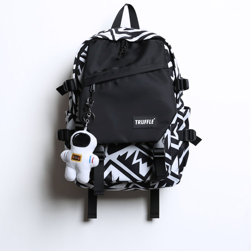 ins中学生大容量潮牌书包