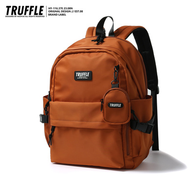 TRUFFLE双肩包男大容量初中高中书包女旅行电脑包背包登山大学生