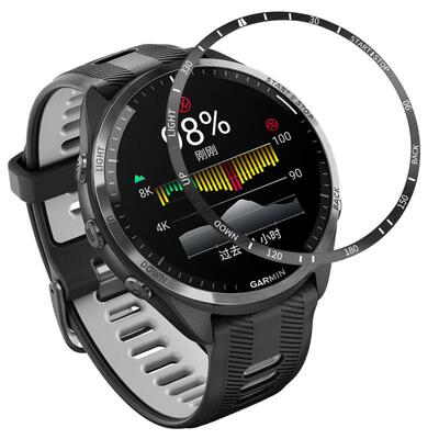 佳明965不锈钢保护套高清曲面膜