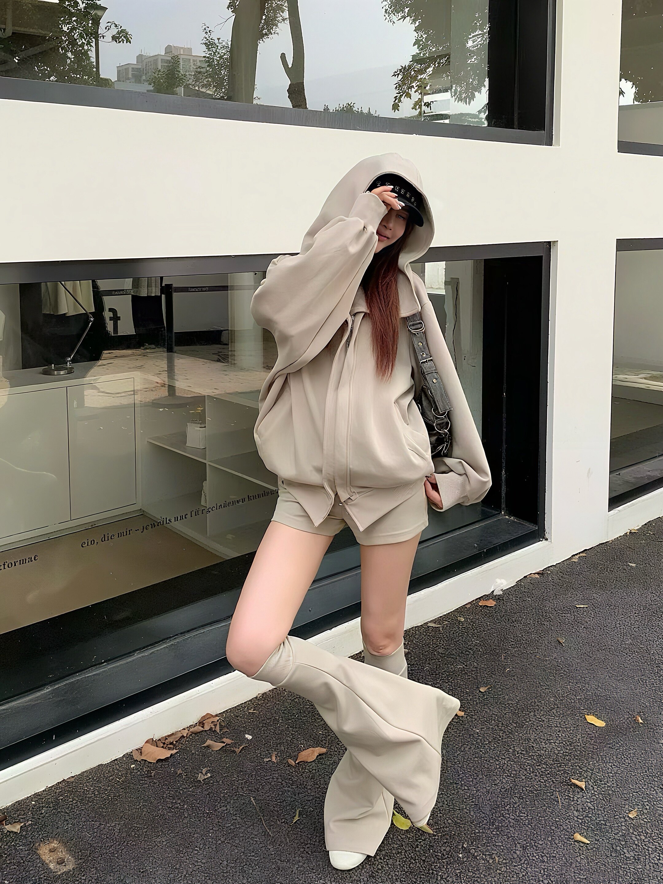 慵懒辣妹套装女秋季新款