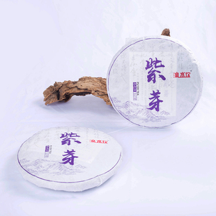 茶缘居 滴水坎无量山普洱生茶紫芽茶古树晒青357g/饼