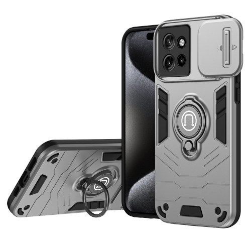 适用于摩托罗拉Motorola moto EDGE 50 Neo手机壳推拉窗镜头保护指环支架机甲防摔防滑保护套车载磁吸硬壳