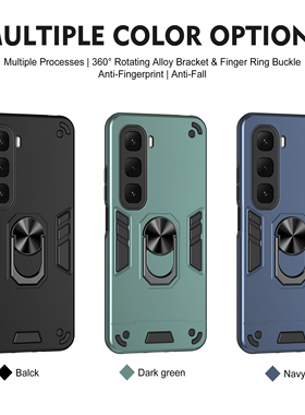 适用于infinix HOT 60i 4G手机壳360勇士指环支架护车载磁吸甲气囊防摔保护套护甲海外跨境