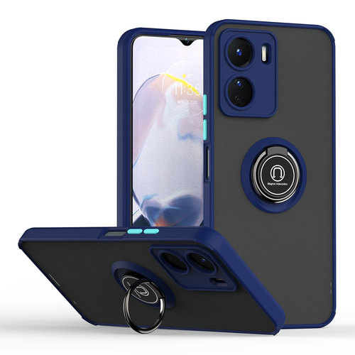 适用于Vivo Y20指环手机壳Vivo Y21/Y28/Y29/Y35/Y52/Y31/Y36/Y52/Y72/Y55/Y75/Y76/Y02/Y16半透明磨砂