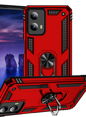 适用于Motorola Moto G Stylus 2024 5G手机壳军士级防摔车载磁吸旋转指环支架加厚护甲盔甲二合一保护套