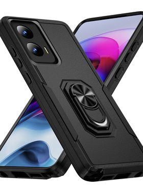 适用于摩托罗拉Motorola MOTO G STYLUS 2024 5G指环支架手机壳军工级别防摔加厚磁吸车载支架保护套