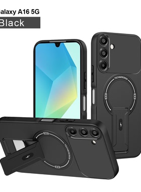 适用于三星A13支架手机壳三星A54/A36/A56/A52无线充磁吸三星A35/A26/A25/A16/A15/A14/A12/A06/A05/A07防摔