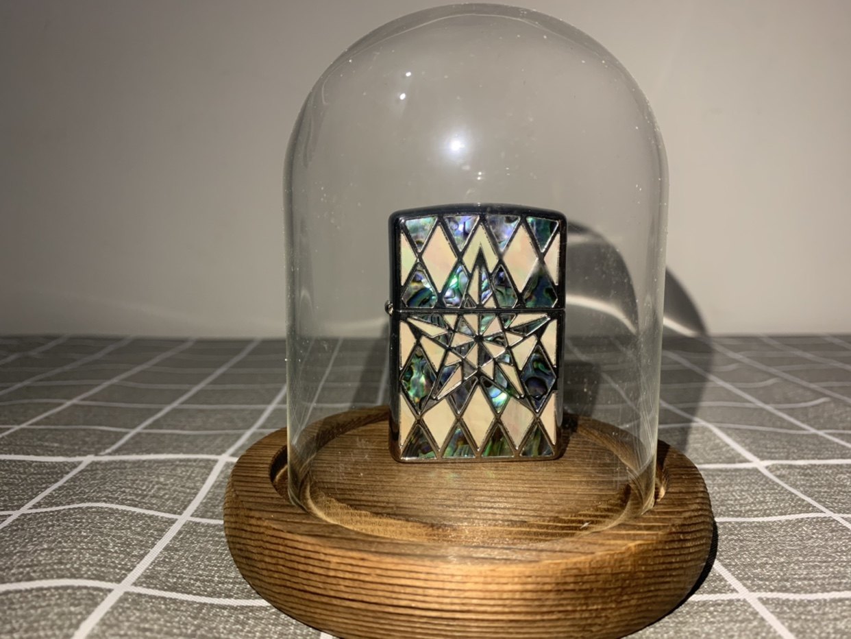 Zippo收藏玻璃罩防尘防灰重型盔甲也可以放