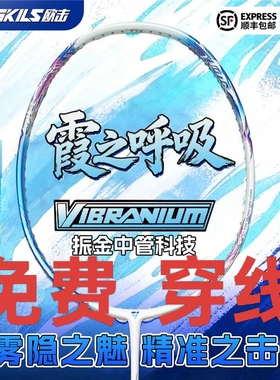 长沙巅峰OGKILS欧击霞之呼吸柳丁ld77PRO800P羽毛球拍新白蓝1000Z