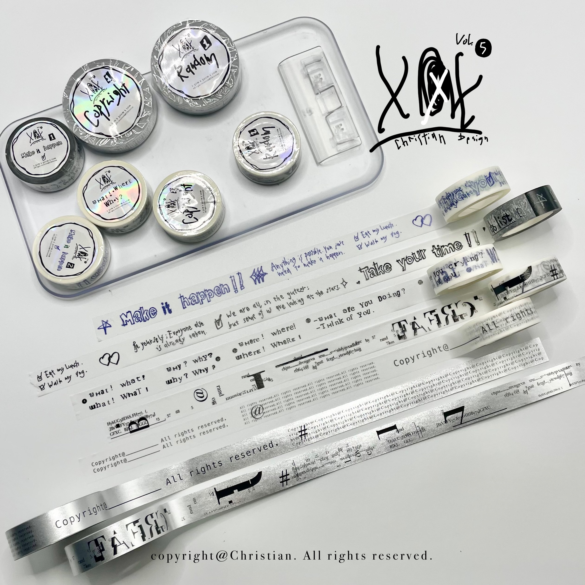 wwstudio胶带和纸胶带新品