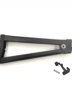 锦明12代原厂尼龙后托卡扣玩具ak74u配件j12锦12折叠后托按钮弹簧