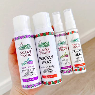 泰国蛇牌清凉喷雾SNAKE BRAND痱子水玫瑰蛇粉圣露斯身体降温喷雾