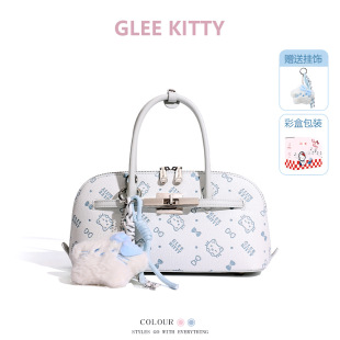 GLEEKITTY 2026夏季蓝色手提贝壳包女斜挎包包女凯蒂猫女士单肩包