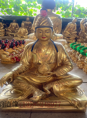 松赞干布佛堂寺庙黄铜保平安复古