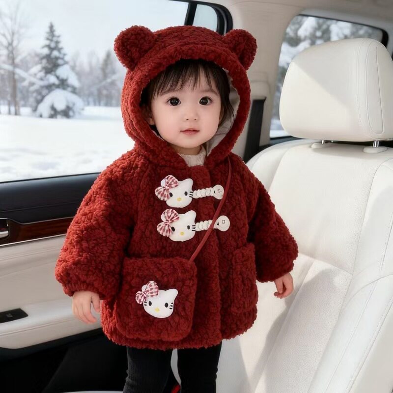 女宝宝冬装外套2026新款洋气女宝宝毛毛衣儿童冬季羊羔绒秋冬款,童装/婴儿装/亲子装,棉袄/棉服,淘宝优惠券,粉丝福利购,淘宝优惠卷