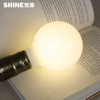 奶白玻璃G80G95G125g200装饰灯泡