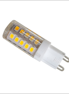 G9灯珠led灯泡5W7w g9插泡三色光源替换卤素灯黄光暖白光220V230v