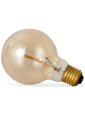 安迪生40W复古钨丝灯泡G80G95G125暖黄色光源灯直径95mm80mm125mm