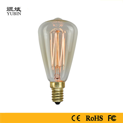 st48e14小螺口钨丝灯泡40w灯头