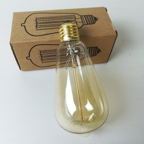 led奶嘴怀旧烟火琥珀色st64灯泡