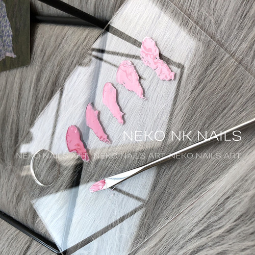 NEKONK亚克力调色盘美甲背景板