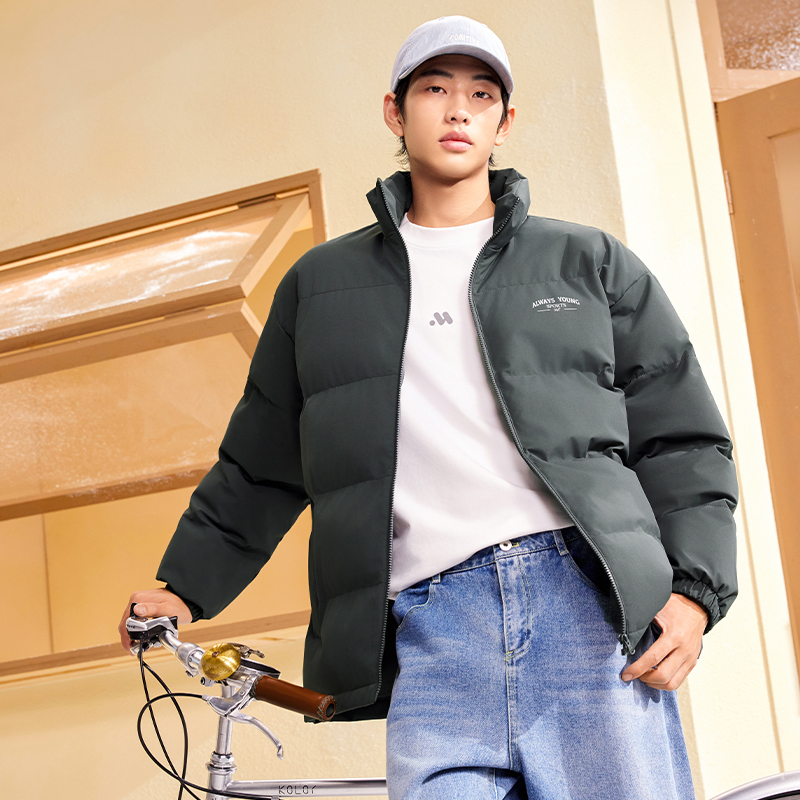 361羽绒服男2025冬季新款保暖冬装上衣短棉服宽松休闲外套男士