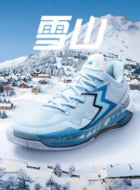 BIG3 5.0 Quick PRO篮球鞋361男鞋夏季透气运动鞋实战耐磨球鞋男