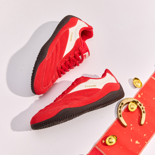 扁扁鞋361运动鞋T头鞋女春季新款薄底复古休闲鞋板鞋德训鞋