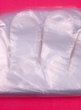 手部保养套装加热手套手膜手套透明薄手套100只装装手膜手套