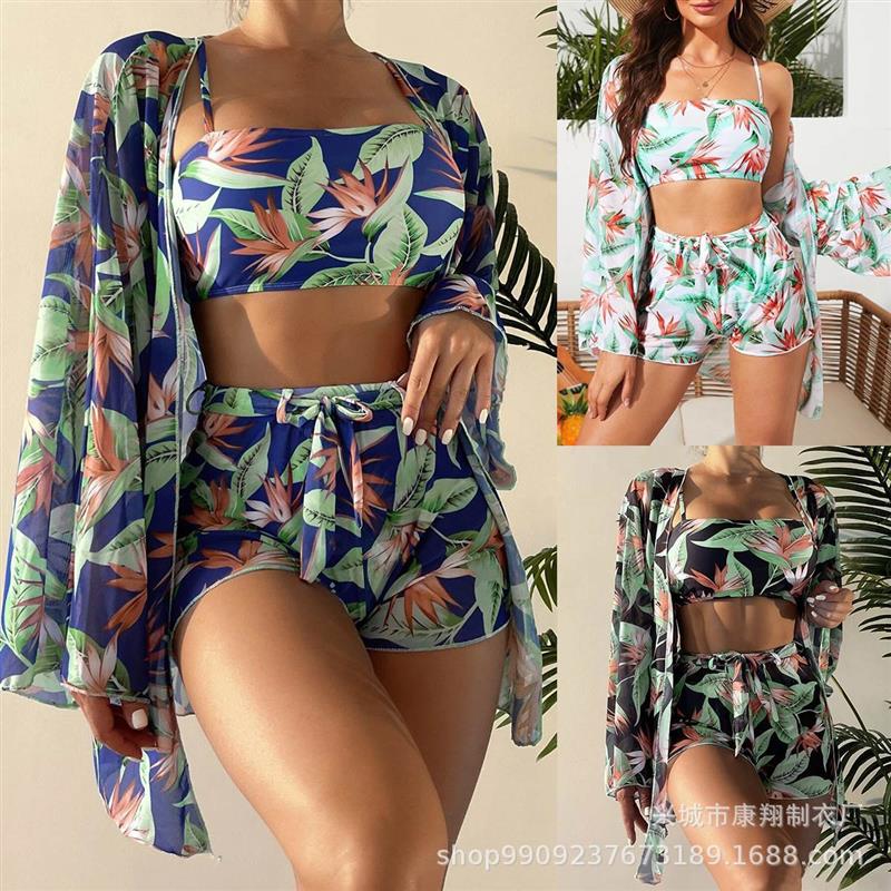 swimsuit women bikini swimming suit for swimwear three piece