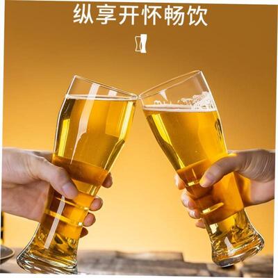 Large crystal edinger beer glass highgrade wheat cup large