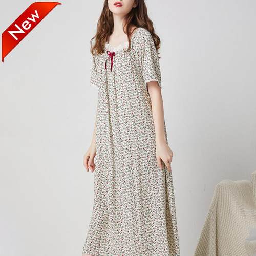 ens Pajamas Home Clothes Dressing Gown Plus Size Nightdress