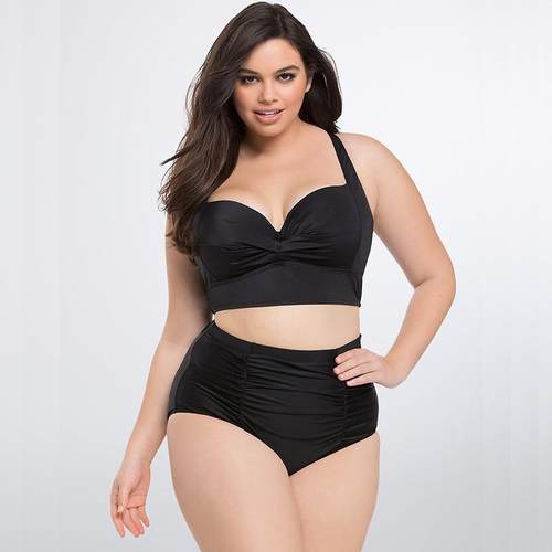 swimsuit women swimming suit bikini plus size 泳衣女温泉分体