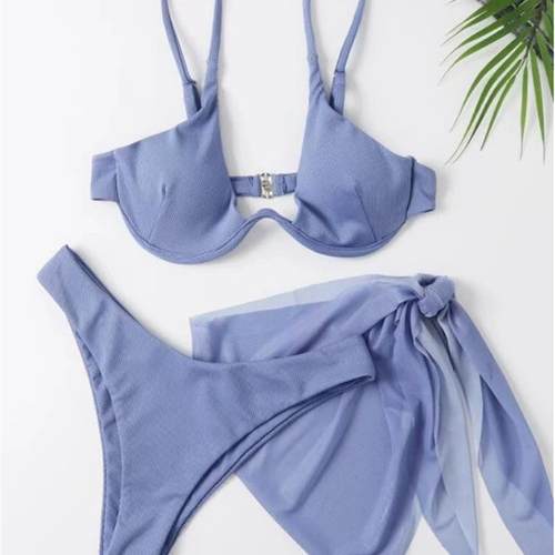bikini swimsuit for women swimming suit 温泉泳衣女连体比基尼