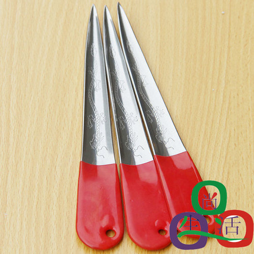 编藤工专用有套刀 带护套挑刀 有套片刀 编织有柄好用刀 带龙图案