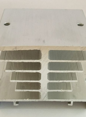 正沪工集团散热器T-50黑色SSR固态继电器散热片T型散热座50X60X50
