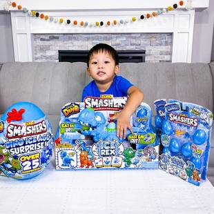 zuru恐龙玩具礼盒迅猛龙翼龙冰河贪吃龙儿童礼物机械发声逼真超酷